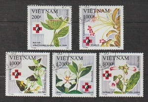 1993 Vietnam Stamps Medicinal Plants Scott # 2429-2433 Cto NH - Picture 1 of 1