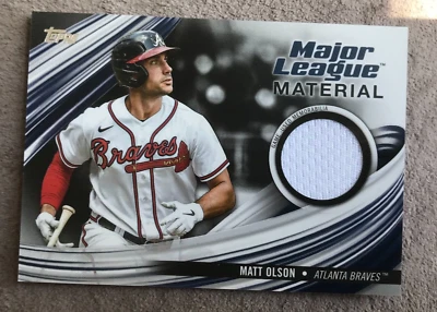 2023 Topps Series 1 Major League Material Matt Olson #MLM-MO /199 Braves - Image 1 of 2