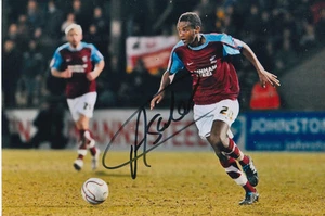 SCUNTHORPE UNITED HAND SIGNED ABDISALAM IBRAHIM 6X4 PHOTO. - Picture 1 of 1