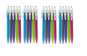Flair ezee-click Ball Pen BLUE COLOUR INK FOR SMOOTH WRITING - Set of 20