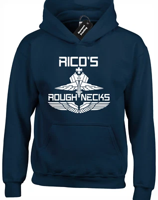 RICO'S ROUGHNECKS HOODY HOODIE STARSHIP ALIEN TROOPERS BUG BIG SIZE 3XL 4XL  5XL - Image 1 of 4