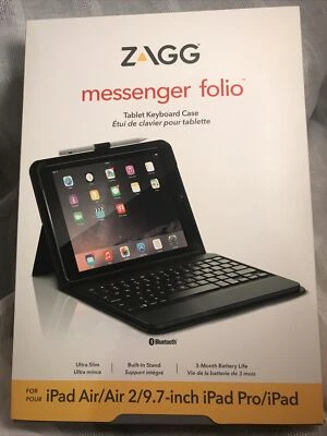 ZAGG Messenger Folio Tablet Keyboard Case iPad Air/Air 2/9.7-inch iPad Pro/iPad - Image 1 of 4