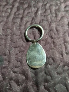 Sterling Silver Keychain Can Engrave - Picture 1 of 4