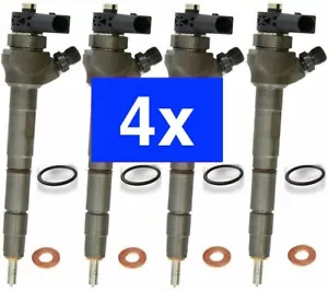 4X Einspritzdüse 2.0 TDI Audi VW 0445110369 CFF CFH CFG 03L130277J - Bild 1 von 8