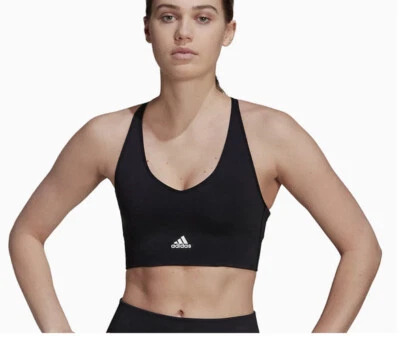 Adidas D2M Seamless Low-Impact Sports Bra Women's Small - Image 1 of 3