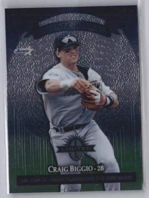 1997 Donruss Limited #48 Craig Biggio / Scott Spiezio HOF Baseball - Image 1 of 2