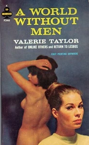 A World Without Men by Valerie Taylor Vintage Sleaze Lesbian GGA Pulp Paperback - Picture 1 of 1