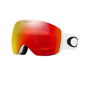 Oakley Flight Deck L Matte White Prizm Snow Torch Iridium Ski Mask Snowbo... - Picture 1 of 2