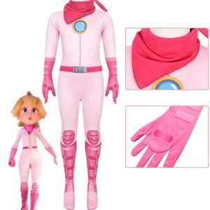 Princesa Melocotón Mono Juegos con disfraces Disfraz Princesa Mono Niño Cosplay Fiesta - Imagen 1 de 13