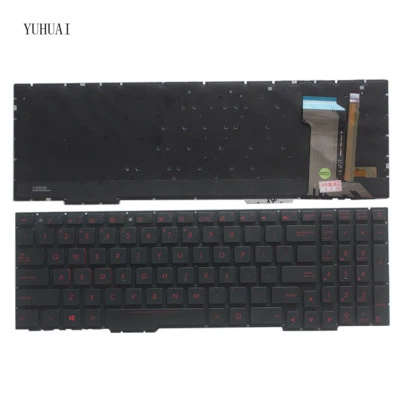 NEW For ASUS Rog GL753 GL753V GL753VE GL753VD US Laptop Keyboard with backlit - Image 1 of 4