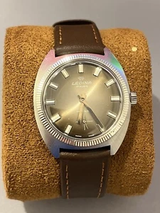 Ledina De Luxe Vintage Calibro Unitas Swiss Made 35mm - Foto 1 di 7