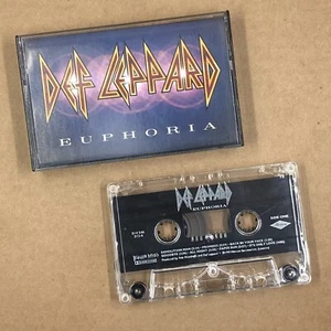 DEF LEPPARD Cassette Tape 90s Metal Glam EUPHORIA PROMISES VIVIAN CAMPBELL - Picture 1 of 6