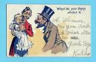 What Do You Think About It. Baby Vintage Postcard Used 694