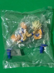 ☆ Dragon Ball HGPLUS Action Pose Super Saiyan Son Goku Mini Figure Anime From jp - Picture 1 of 7