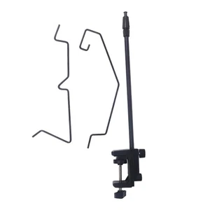 Camping Lantern Stand Retractable Desktop with Table Clamp Outdoor Lamp Pole - Picture 1 of 6