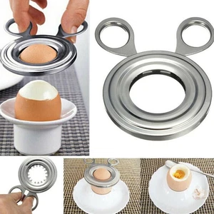 Stainless Steel Boiled Egg Shell Opener Topper Cutter Remover Cracker Kitchen US - Picture 1 of 7