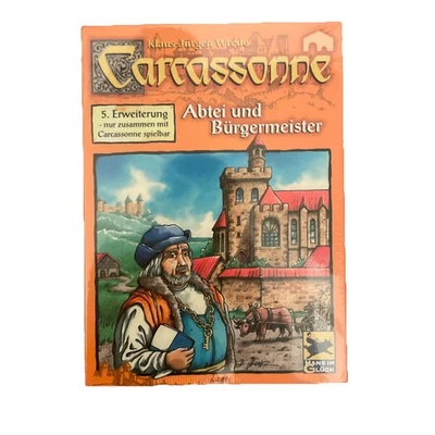 Carcassonne - Abtei und Bürgermeister | 5. Erweiterung | Altes Layout - Bild 1 von 2