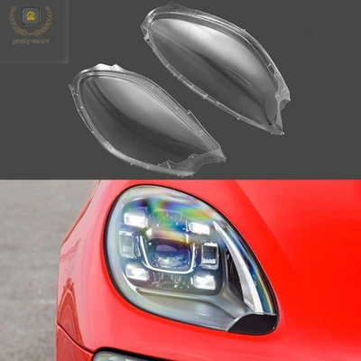 Подходит для Porsche Macan 2015-2018 левая и правая крышка объектива абажура фары - Изображение 1 из 4
