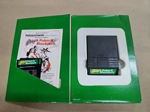 POKER & BLACKJACK (German Variant) Intellivision Video Game.  Complete. - Picture 1 of 5