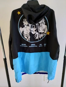 Atsuko Yu-Yu Hakusho Men Anorak Windbreaker Lightweight Jacket Anime 3x 1990'S - Picture 1 of 12