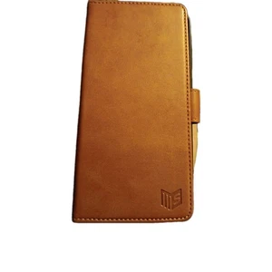 Susanpot Wallet Folio weiche Handyhülle für Samsung Galaxy S21 5G hellbraun braun - Bild 1 von 4
