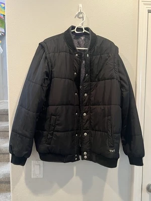Vurt skateboard jacket large zip off sleeves   - Image 1 of 4
