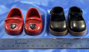 Menge 2 Paar Tolly Tots Mary Jane Puppenschuhe passt 18 Zoll Puppen SCHÖN!!! - Bild 1 von 10