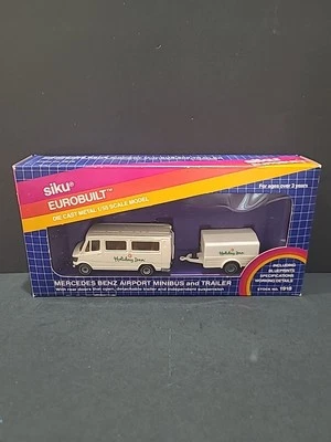 Rare Vintage Siku Mercedes-Benz 208 Airport Bus Holiday Inn 1918 White Germany - Image 1 of 4