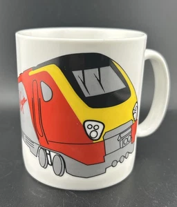 Virgin Trains Pendolino Voyager On Time Advertising Mug Limited Edition 66/1000 - Foto 1 di 4