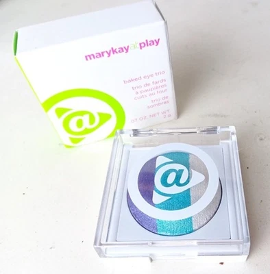 Mary Kay At Play Baked Eye Shadow Trio Electric Spring New in Box .07oz #062147 - Image 1 of 3