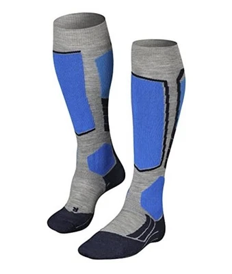  男式 SK2 中级滑雪袜,透气快速 9 - 10 灰色(浅灰色 3400) — 第 1/4 张图片