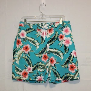 Pantaloncini 28 palme uomo 33 medi hawaiani spiaggia nuoto surf vacanze nuovi senza etichette - Foto 1 di 5
