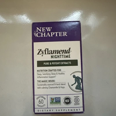 Nuevo Suplemento Dietético Nocturno Chapter Zyflamend (60 Cápsulas) Foto 1 de 2