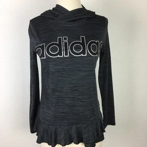 Adidas Girls Gray long Sleeve  Skirted Pull Over XL - Picture 1 of 5