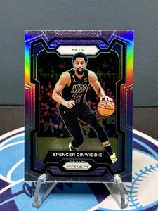 2023-24 Panini Prizm Prizms Silver #84 Spencer Dinwiddie - Brooklyn Nets - Picture 1 of 2