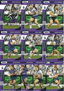 2022 Nrl Traders Base Team Set (10 Cards) - STORM - Picture 1 of 3