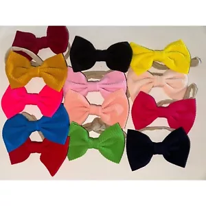 ¡NUEVO! Paquete de 13 diademas suaves elásticas de nailon para bebé o niña pequeña colección - Imagen 1 de 4