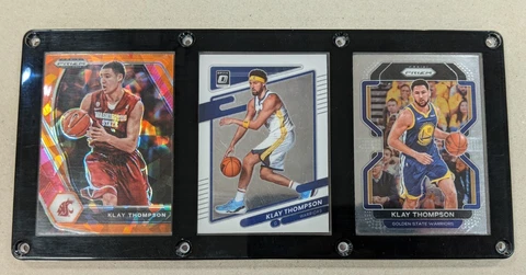 KLAY THOMPSON 3 CARD PLAQUE WASHINGTON STATE COUGARS GOLDEN STATE WARRIORS Cover