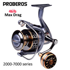 Max Drag 46lb Spinning Fishing Reels 5.2:1 High Speed Saltwater Fresh Water Bass