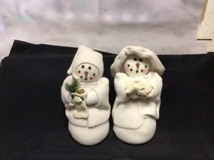 Weighted Snowman and Snow woman. - Picture 1 of 1