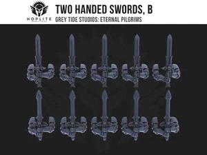 Two Handed Swords, B (x10) | Grey Tide Studios | Eternal Pilgrims | Conversion P - Picture 1 of 10