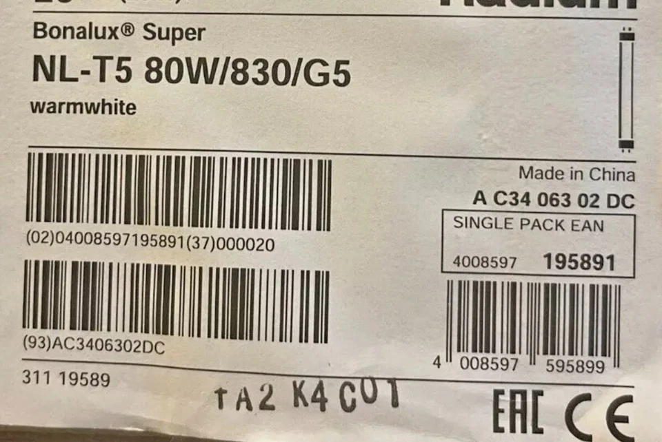 1 X OSRAM/RADIUM  LEUCHTSTOFFLAMPE  FQ 80W/830 HO WARMWHITE 1449x16 mm - Bild 1 von 1