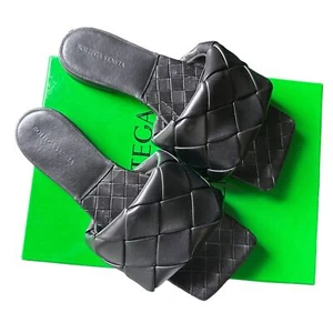 BOTTEGA VENETA Lido Intrecciato Leather Sandal w BOX Sz 41 (US 11) - Picture 1 of 6