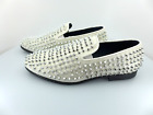 Jump New York Luxor-3 Men's White/Silver-Size 8 Spiked Fashion Shoes New
