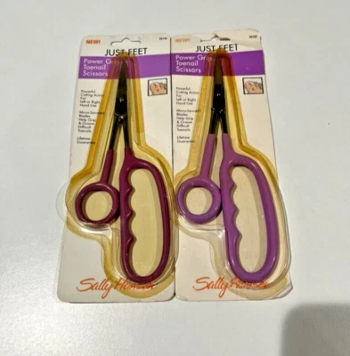 LOTE DE 2 PIEZAS DE TIJERAS DE UÑAS DE PIE SALLY HANSEN POWER GRIP #58145 NUEVO PAQUETE IMP Foto 1 de 2
