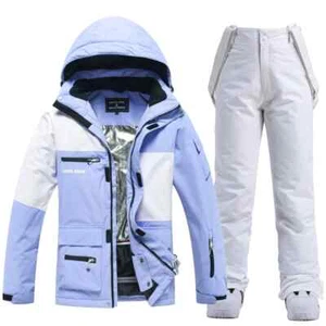 Damen Skibekleidung Snowboardanzug Set Schnee Ski Jacken Skijacken und Hose - Bild 1 von 59