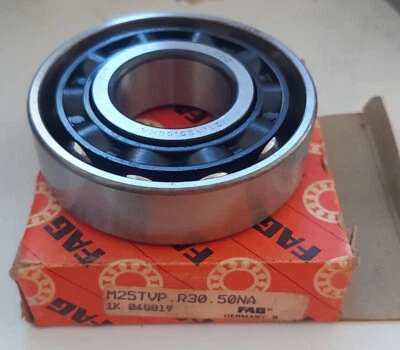 original  FAG M-25  , Schulterkugellager 25 x 62 x 17 , M25-TVP , R30 ,50NA ,NOS - Image 1 of 3