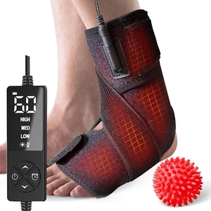 Ankle Heating Pad for Achilles Tendonitis and Plantar Fasciitis Relief, Heated A - Picture 1 of 12