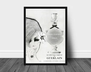 Vintage fashion print, vintage perfume advert print, Black and white vintage 1 - Picture 1 of 16