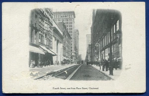 Cincinnati, Ohio Fourth Street Vintage Tribune Postcard - Picture 1 of 2